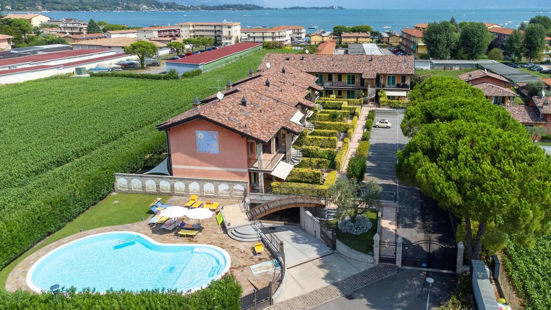 Lago Di Garda A 300 M - Ardea Duplex Manerba del Garda 0*,  İtalya